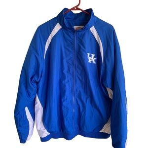 Kentucky Wildcats Full Zip Coat Winter Nylon Jacket Essex Adult Size XL BBN